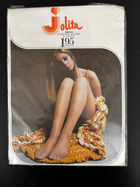 Vintage Seamless Nylon Stockings Size 8½ Jolita
