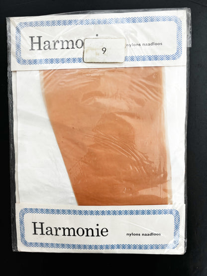 Vintage Seamless Nylon Stockings Size 9 Harmonie