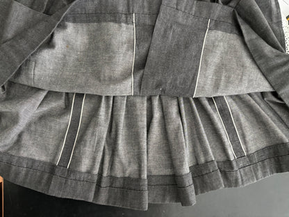 1950s Button Down Pocket Skirt | XXS