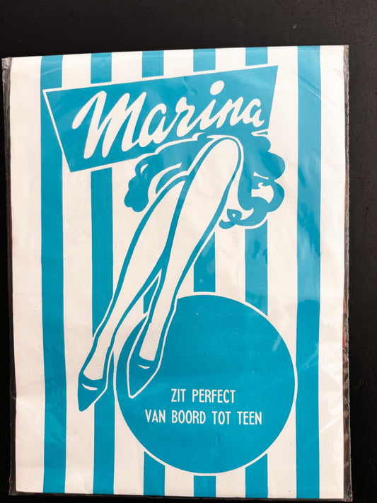 Vintage Seamless Nylon Stockings Size 9 Marina