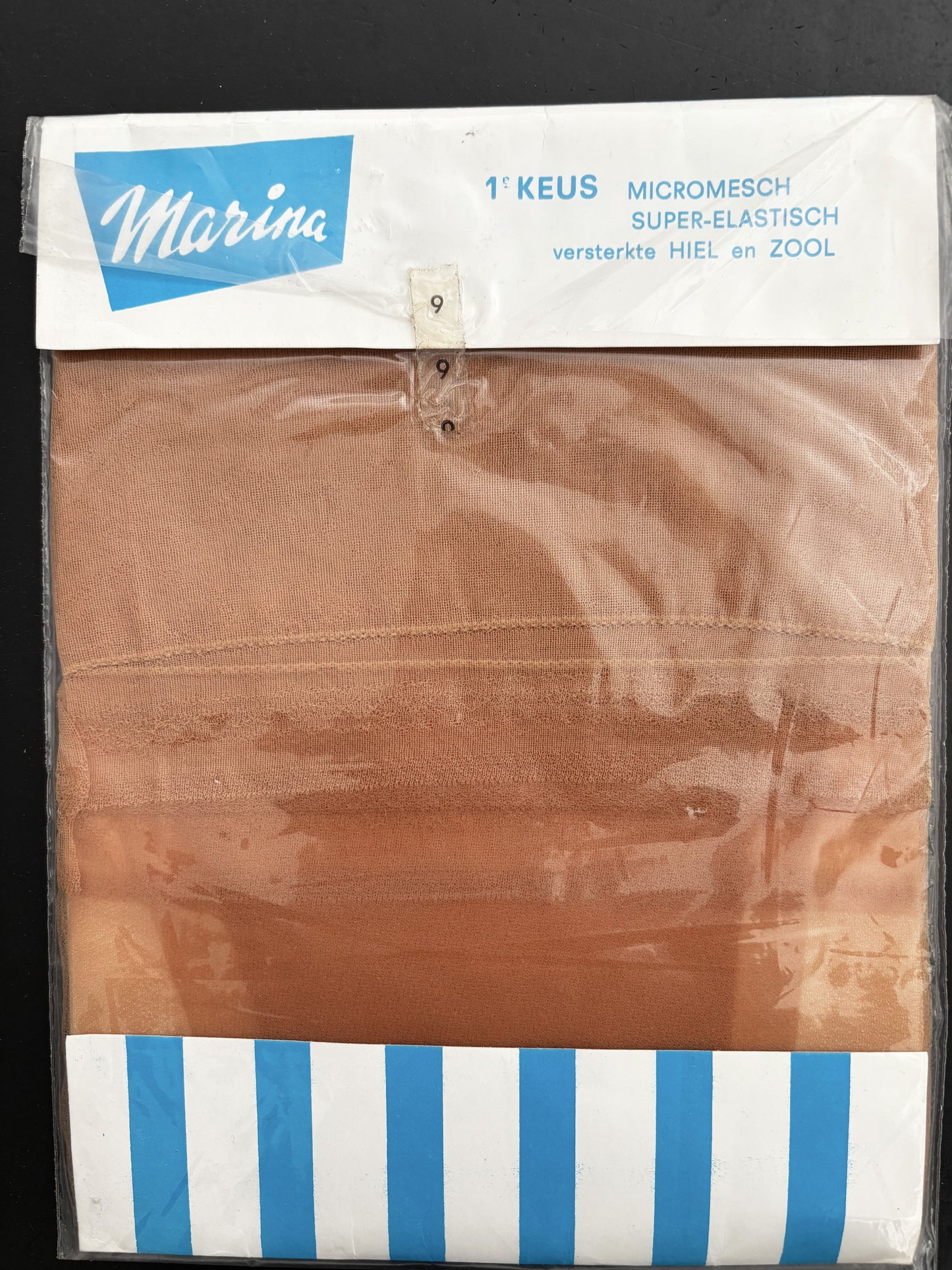 Vintage Seamless Nylon Stockings Size 9 Marina