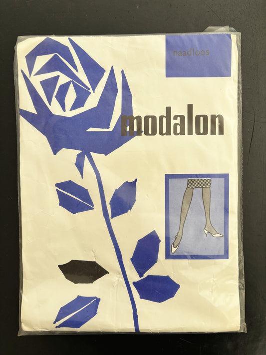 Vintage Seamless Nylon Stockings Size 9 Modalon