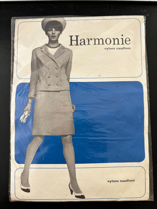 Vintage Seamless Nylon Stockings Size 9 Harmonie