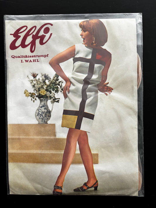 Vintage Seamless Nylon Stockings Size 10 Elfie