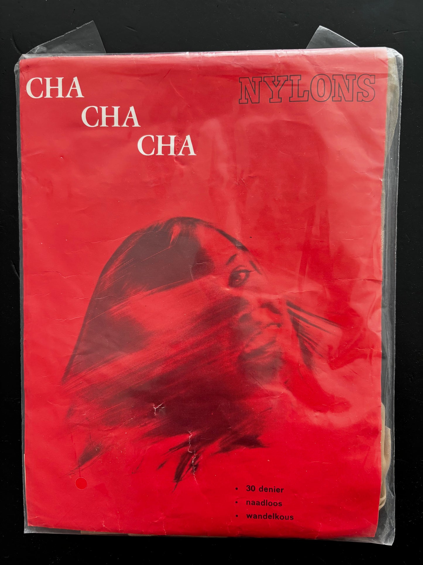 Vintage Seamless Nylon Stockings Size 10 Cha Cha Cha