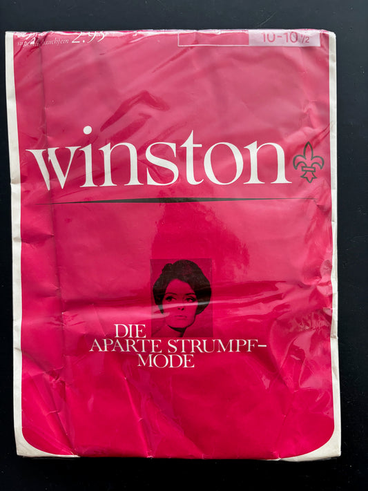 Vintage Seamless Nylon Stockings Size 10-10½ Winston