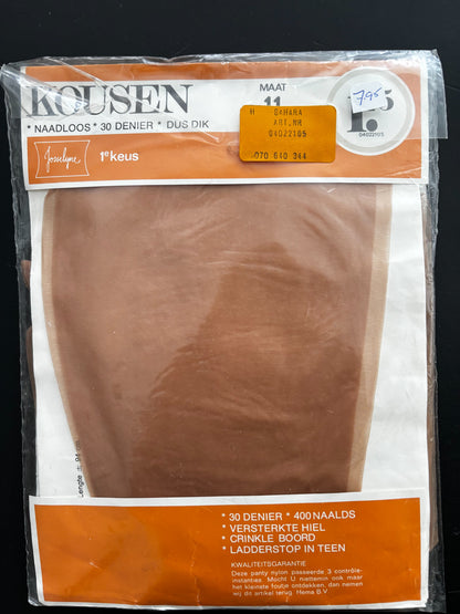 Vintage Seamless Nylon Stockings Size 10½ Kousen Josselyne