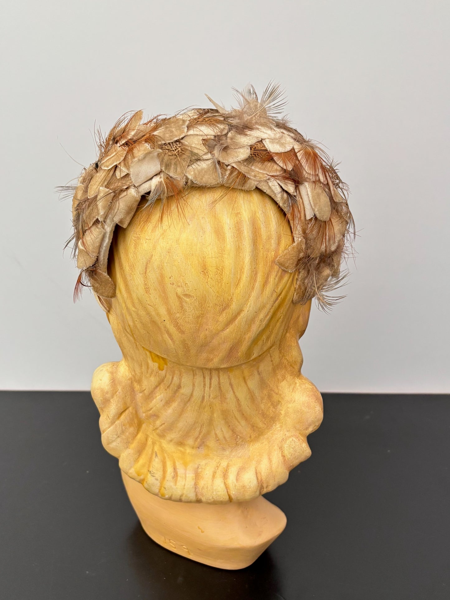 1940s/50s Christine Originals Feather Half Hat