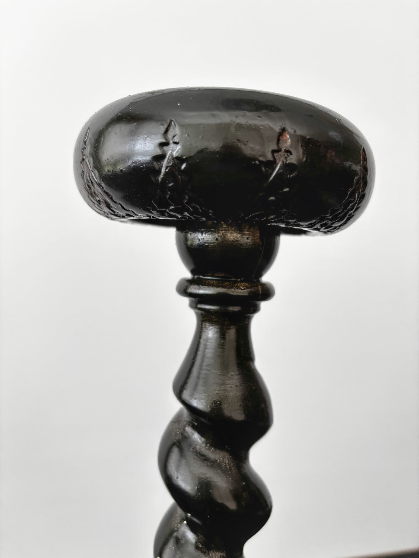 Antique Hat Stand With Turned Column, 40.5 cm / 16"
