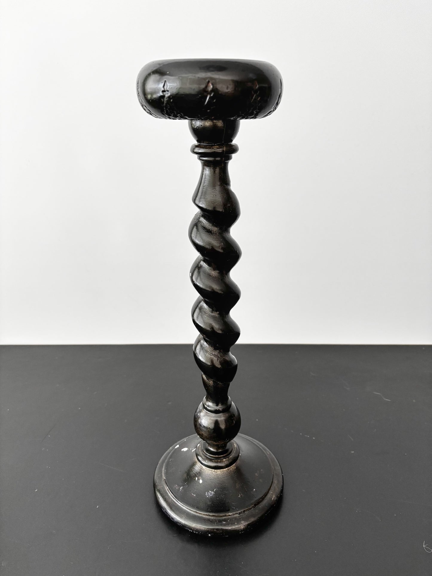 Antique Hat Stand With Turned Column, 40.5 cm / 16"