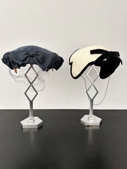Pair of 1930s Art Deco Chrome Hat Stands