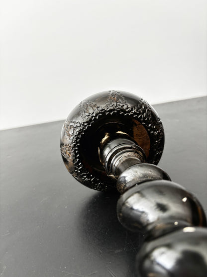 Antique Hat Stand With Turned Column, 40.5 cm / 16"