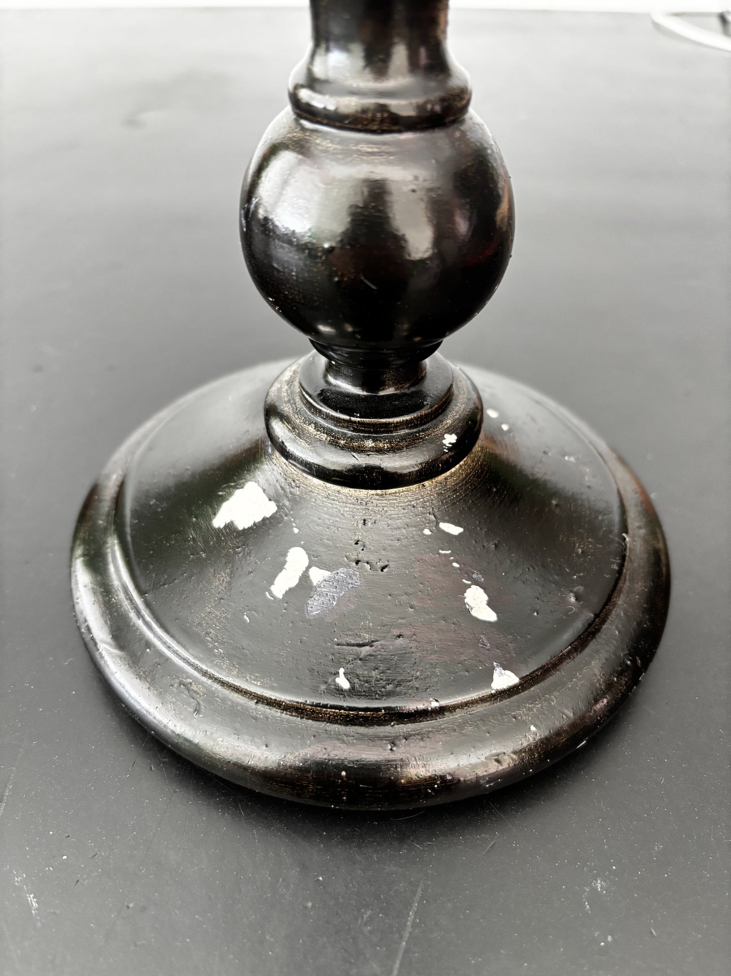 Antique Hat Stand With Turned Column, 40.5 cm / 16"