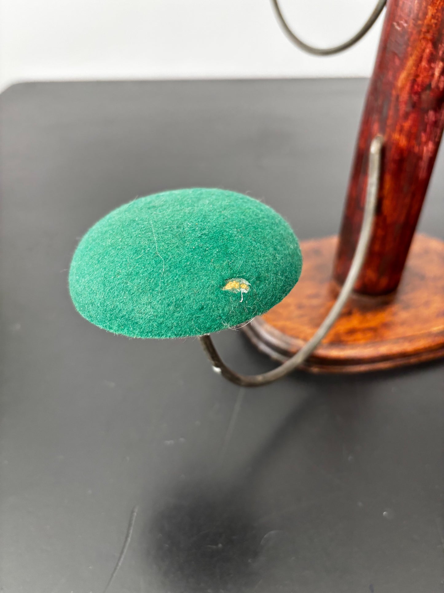 Art Deco Multi-Arm Hat Stand With Green Felt Pads, 1920s–1930s