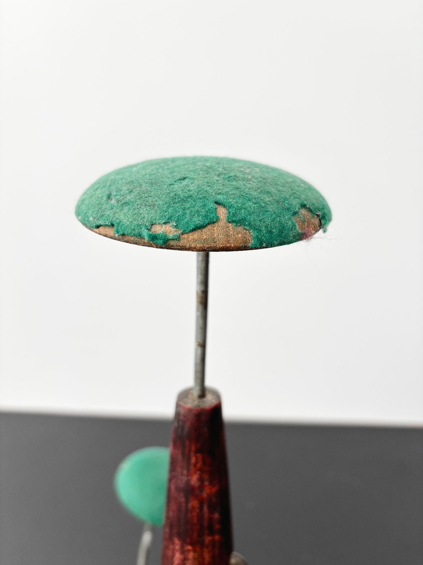 Art Deco Multi-Arm Hat Stand With Green Felt Pads, 1920s–1930s