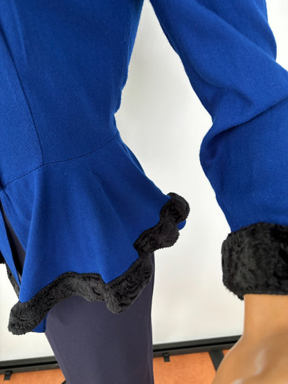 1940s Peplum Blouse Jacket | S/M