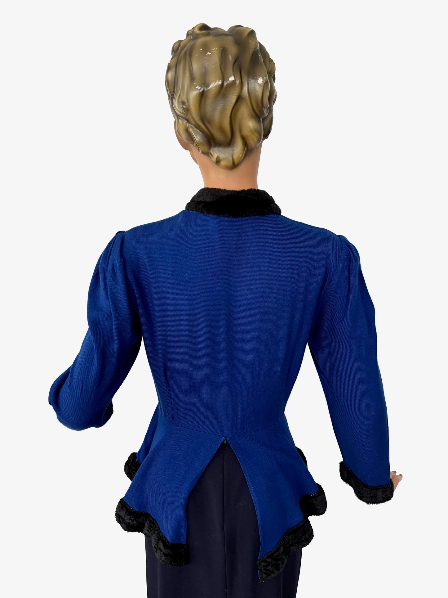1940s Peplum Blouse Jacket | S/M