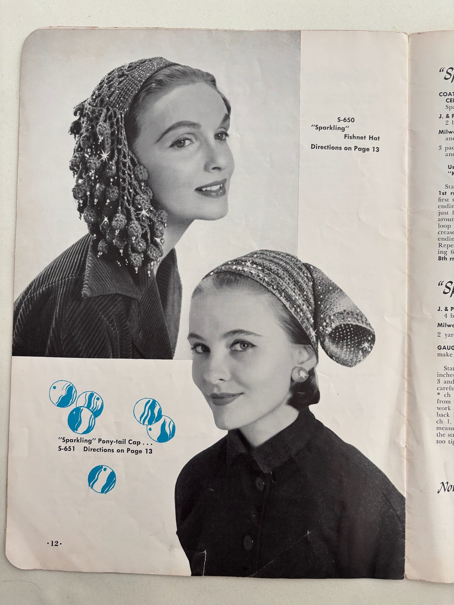 Hats & Bags Book 310 1955 Millinery Handbags Patterns