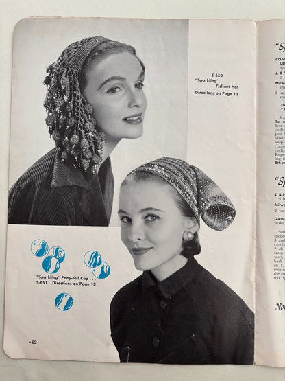 Hats & Bags Book 310 1955 Millinery Handbags Patterns