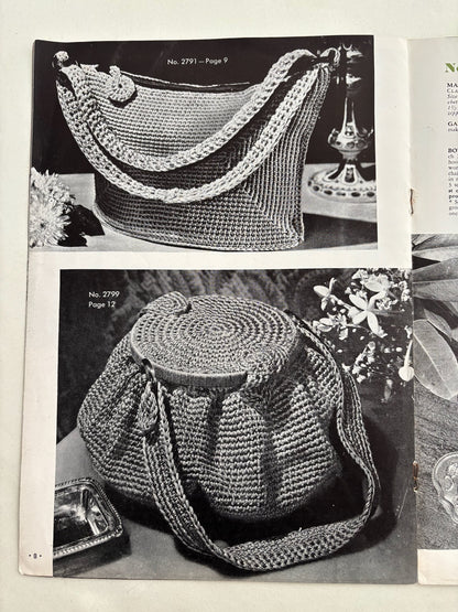 Bags Book Number 228, 1945 Crochet Handbag Patterns