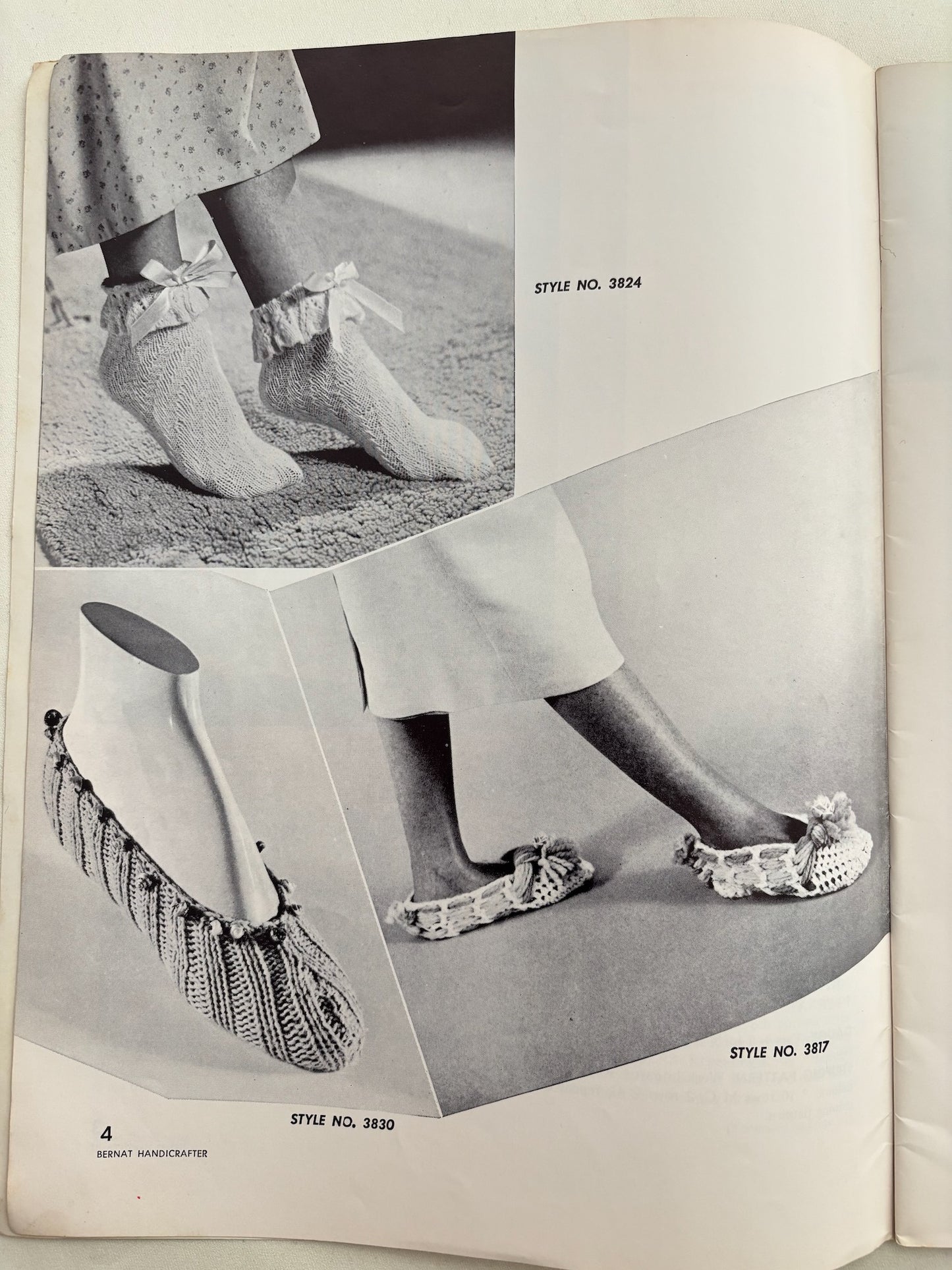 Bernat Gift Bazaar Book 54 1956 Knitting Crochet Patterns