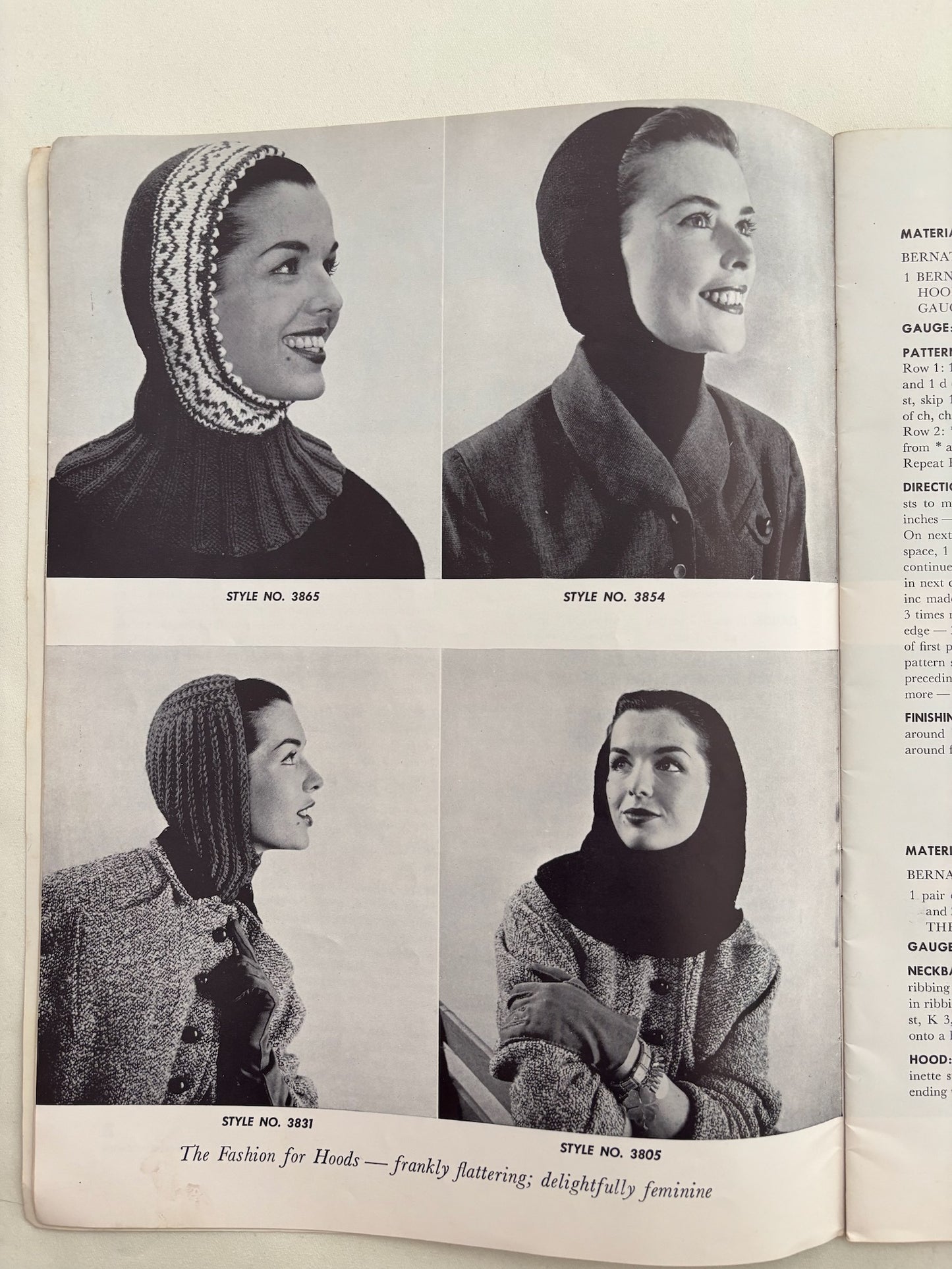 Bernat Gift Bazaar Book 54 1956 Knitting Crochet Patterns