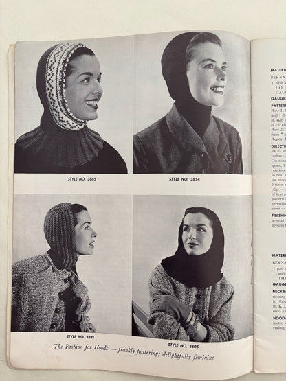 Bernat Gift Bazaar Book 54 1956 Knitting Crochet Patterns