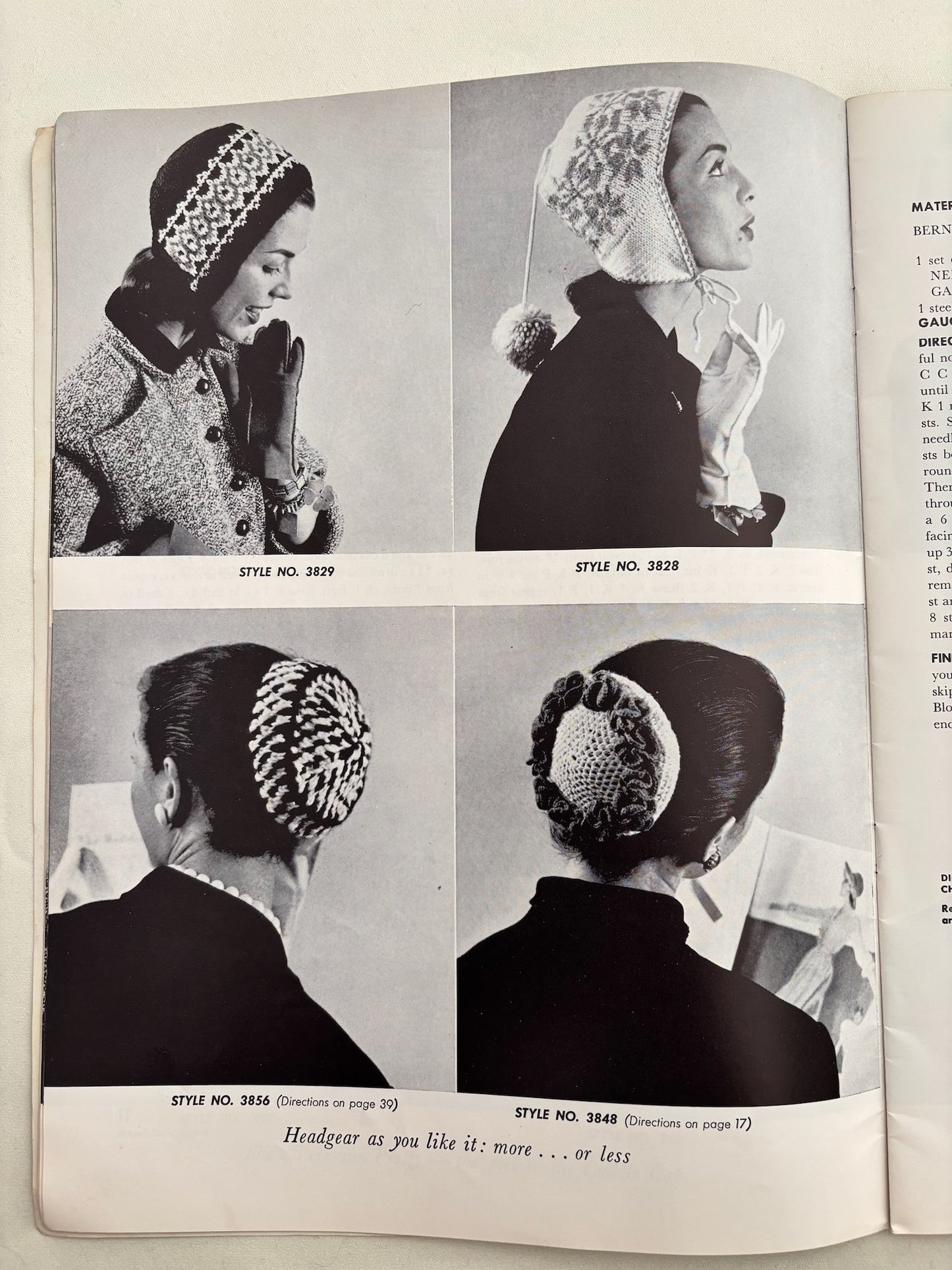 Bernat Gift Bazaar Book 54 1956 Knitting Crochet Patterns