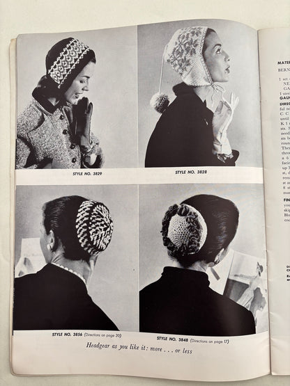 Bernat Gift Bazaar Book 54 1956 Knitting Crochet Patterns