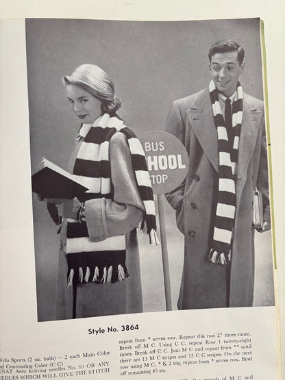 Bernat Gift Bazaar Book 54 1956 Knitting Crochet Patterns