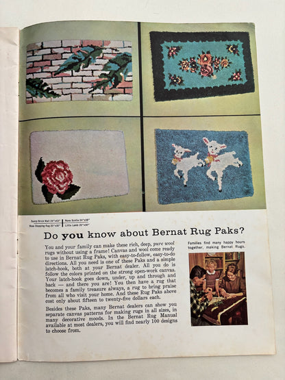Bernat Gift Bazaar Book 54 1956 Knitting Crochet Patterns