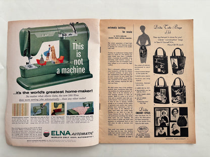Modern Needlecraft Winter 1955 Knitting Crochet Sewing Patterns