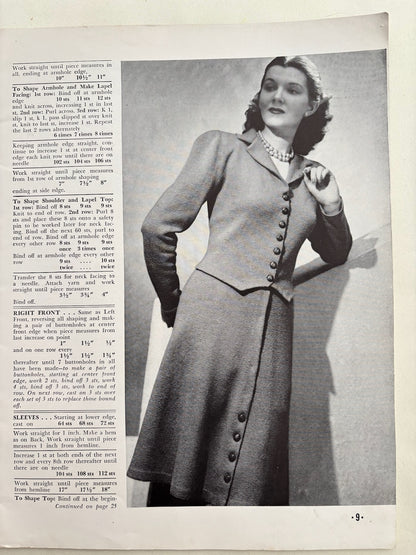 Beehive Book 131 1945 Teen Age Knitting Patterns