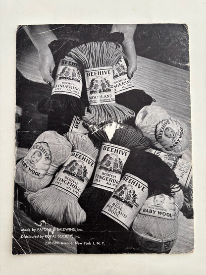 Beehive Book 131 1945 Teen Age Knitting Patterns