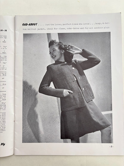 Beehive Book 122 1942 Sweater Roundup for the Teens