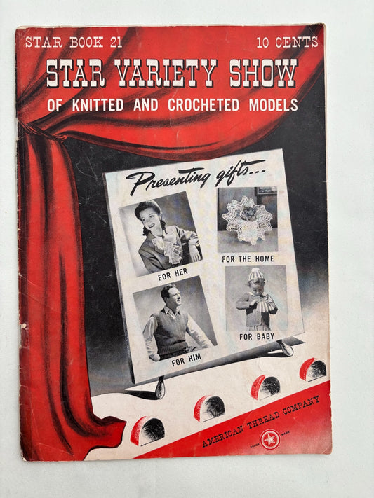 Star Book 21 1942 Knitted and Crocheted Models Pattern Book