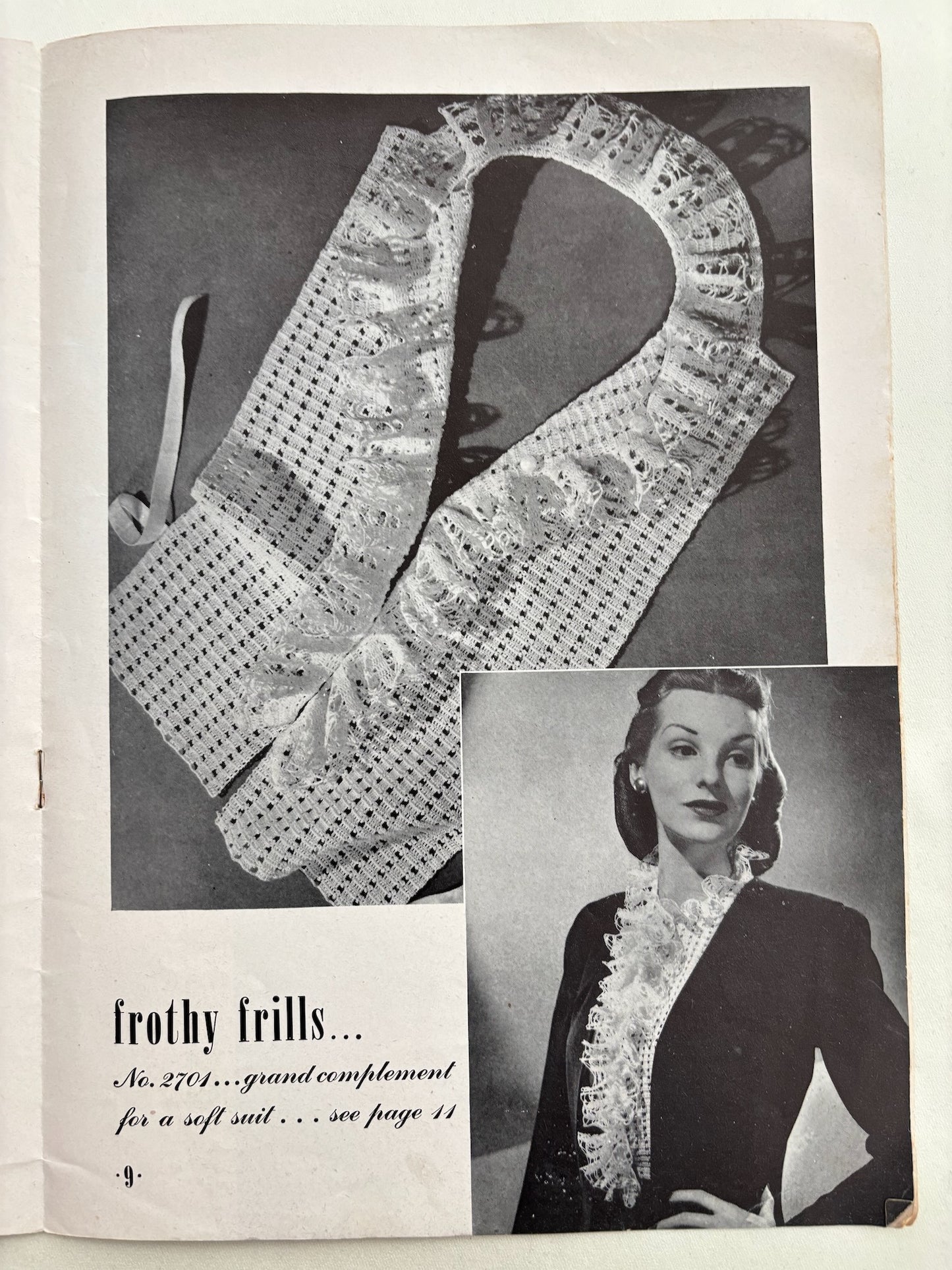 Blouses Dickeys Book 210 1944 Crochet Patterns
