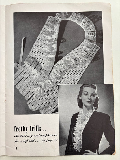 Blouses Dickeys Book 210 1944 Crochet Patterns