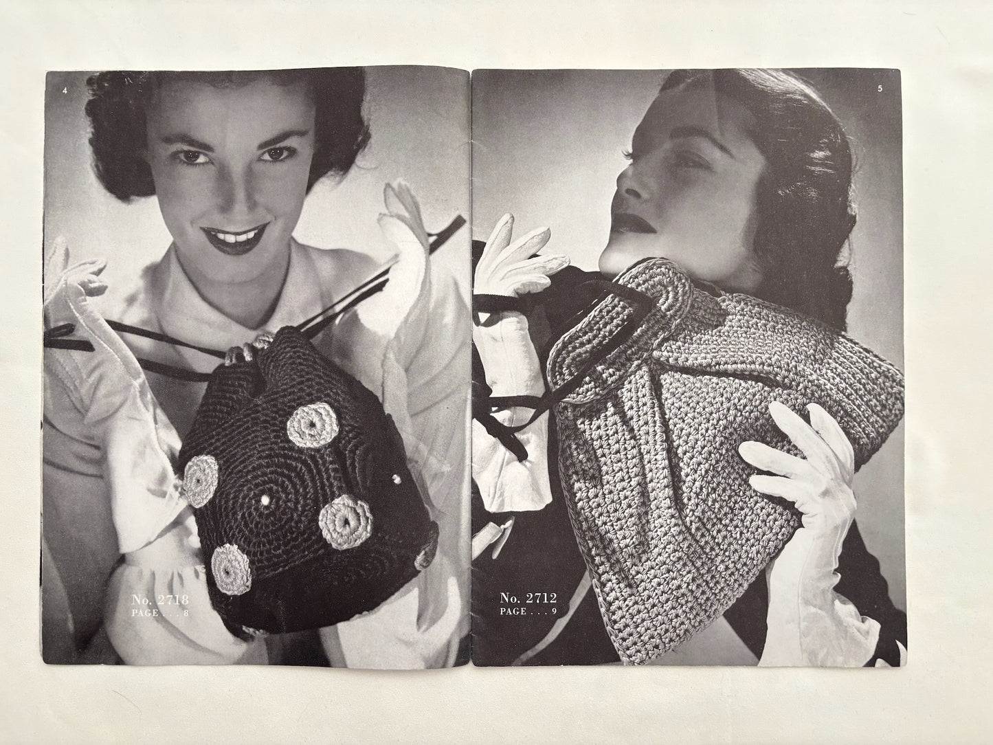 Bags Book 219 1945 Crochet Handbag Patterns