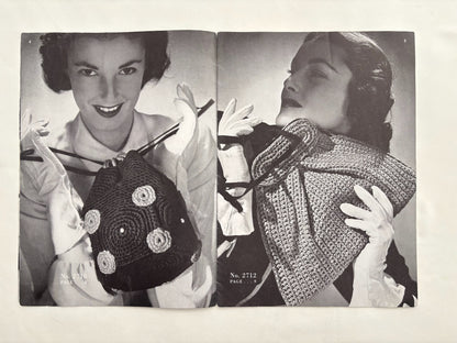 Bags Book 219 1945 Crochet Handbag Patterns