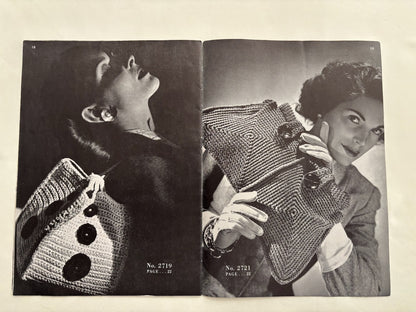 Bags Book 219 1945 Crochet Handbag Patterns