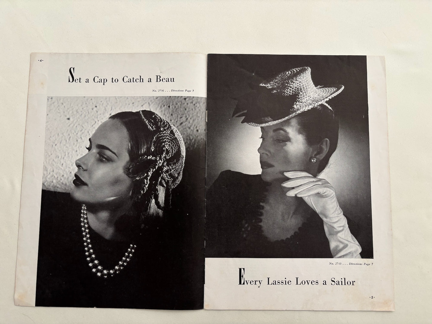 Hats Book 220 1945 Crochet Hat and Accessories Patterns