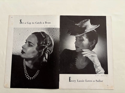 Hats Book 220 1945 Crochet Hat and Accessories Patterns