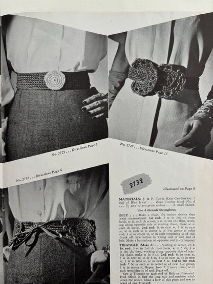 Hats Book 220 1945 Crochet Hat and Accessories Patterns
