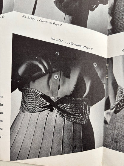Hats Book 220 1945 Crochet Hat and Accessories Patterns