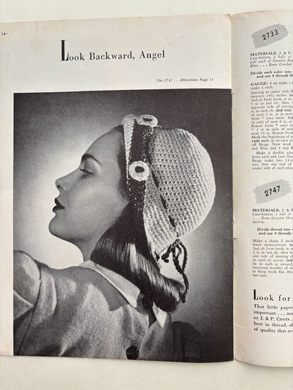 Hats Book 220 1945 Crochet Hat and Accessories Patterns