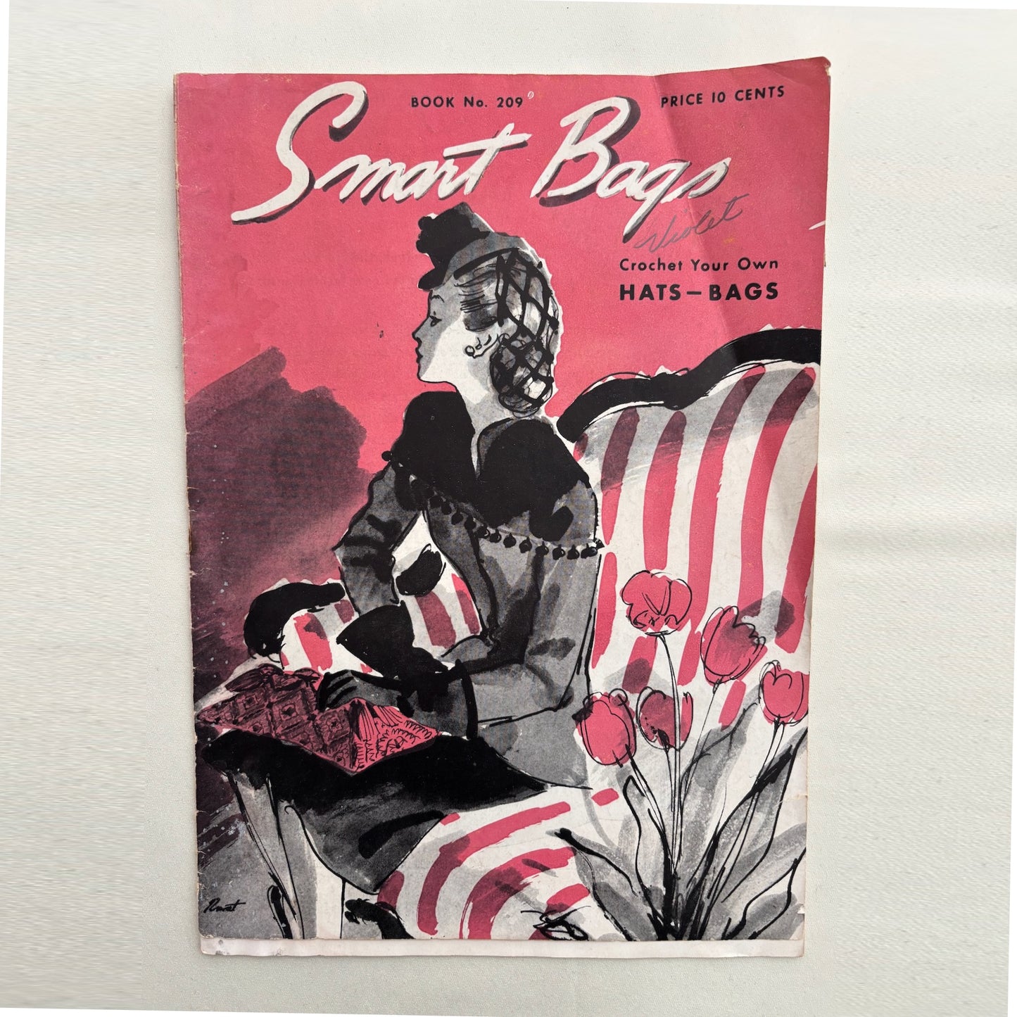 Smart Bags Book 209 1944 Crochet Hats & Bags