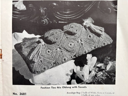 Smart Bags Book 209 1944 Crochet Hats & Bags