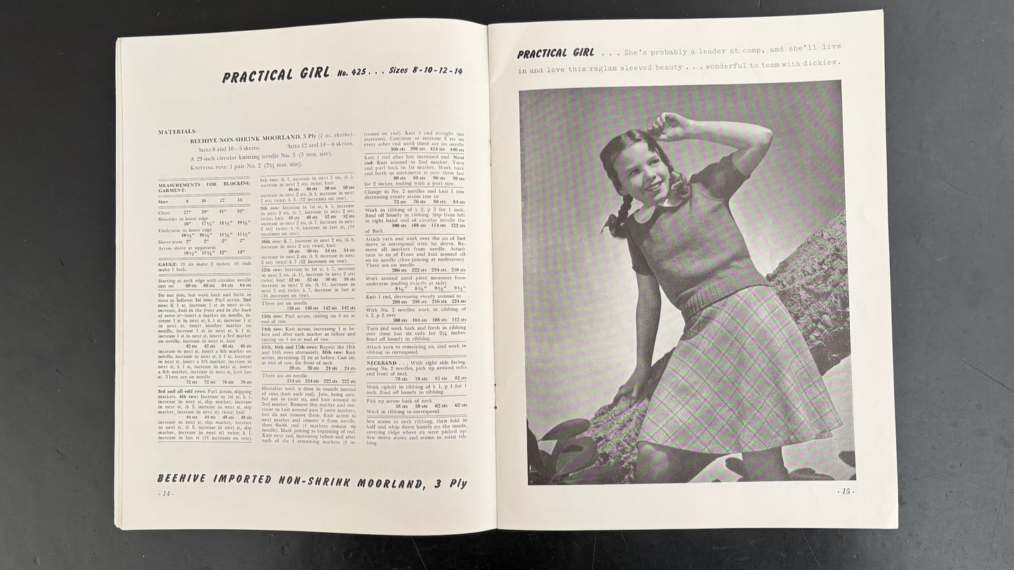 Beehive Book 122 1942 Sweater Roundup for the Teens