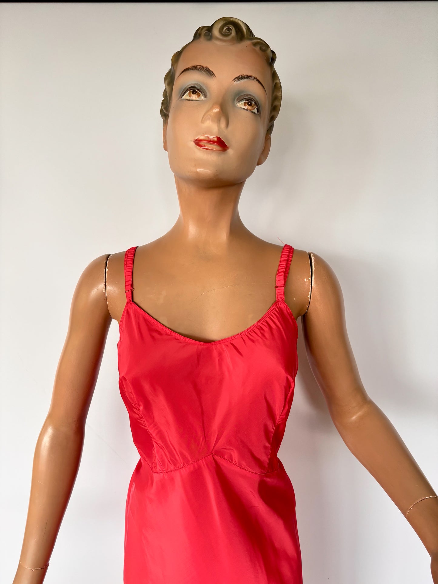 Vintage 1950s Snip-It Slip Dress | M/L